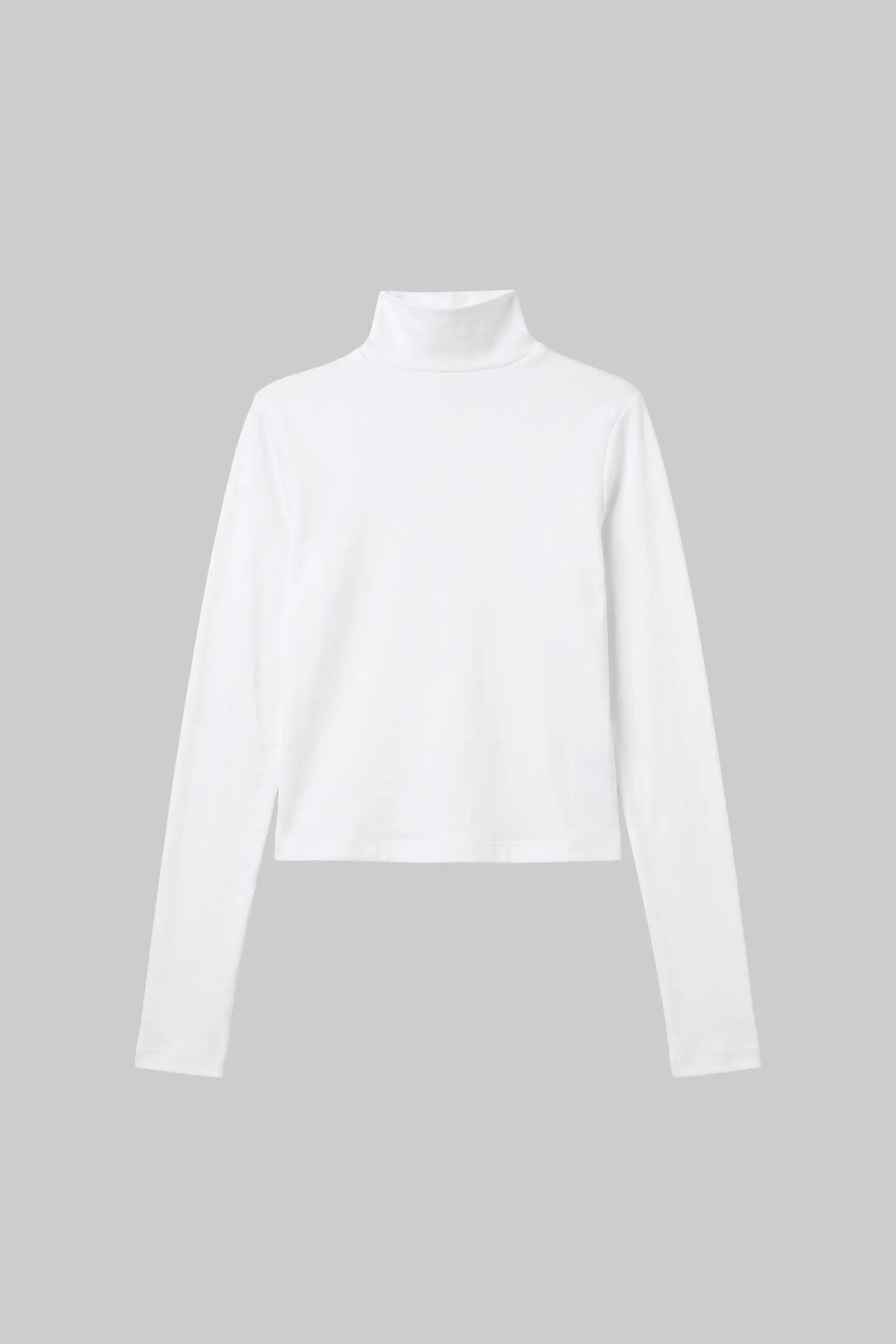 Nando Long Sleeve Mockneck - White - Image 2
