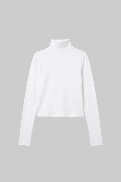 Nando Long Sleeve Mockneck - White - Image 2