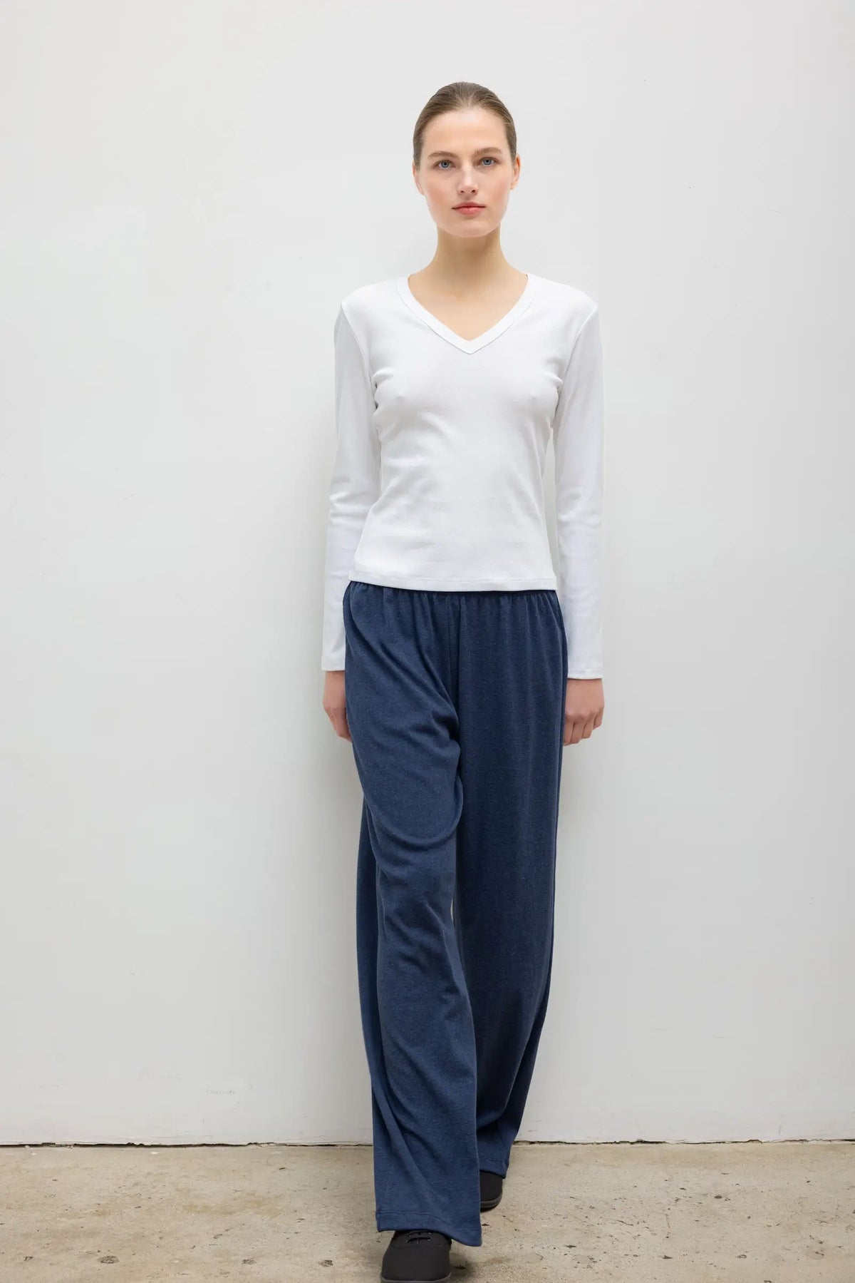 Nando Lounge Pant - Midnight Melange - Image 3