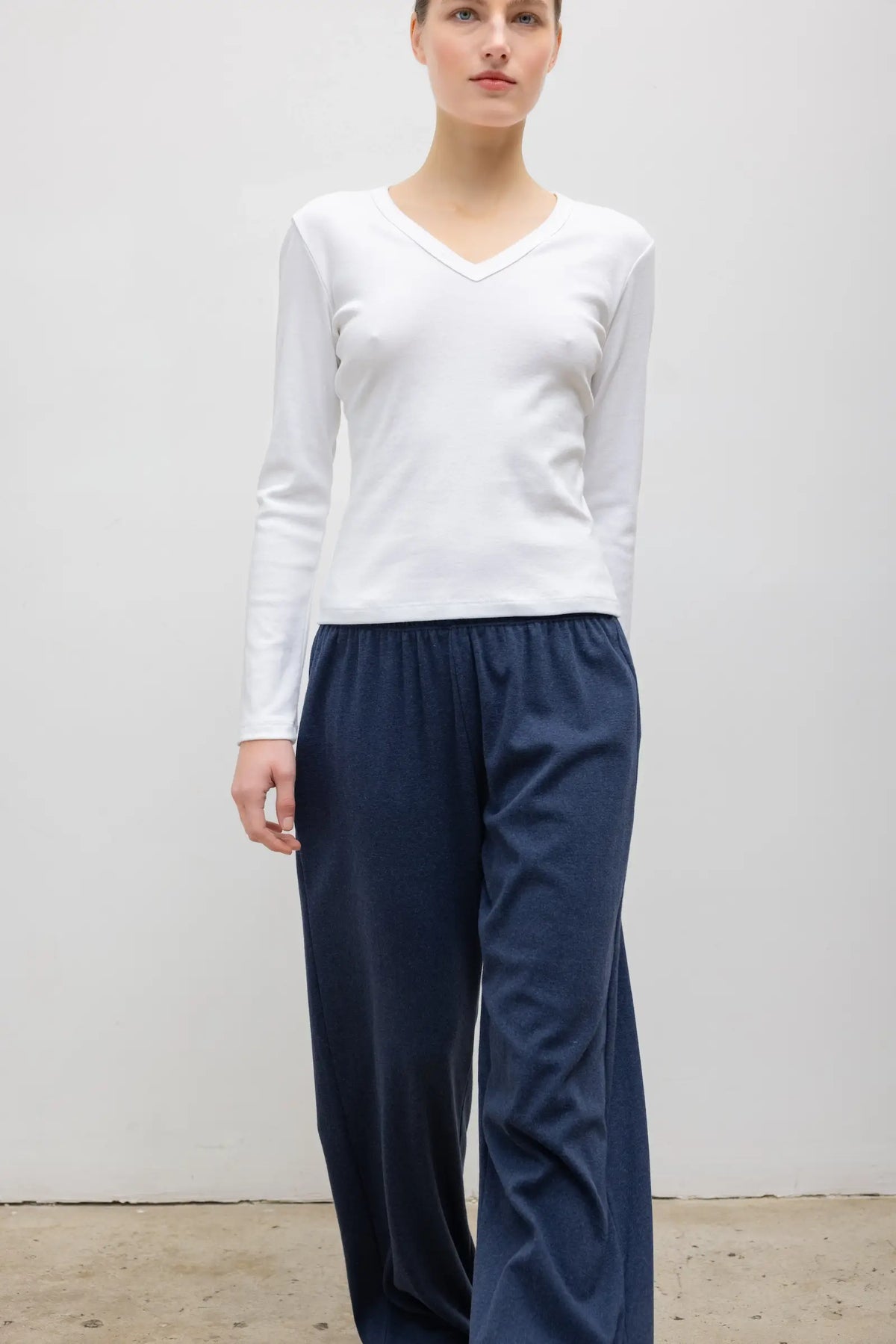 Nando Lounge Pant - Midnight Melange - Image 4