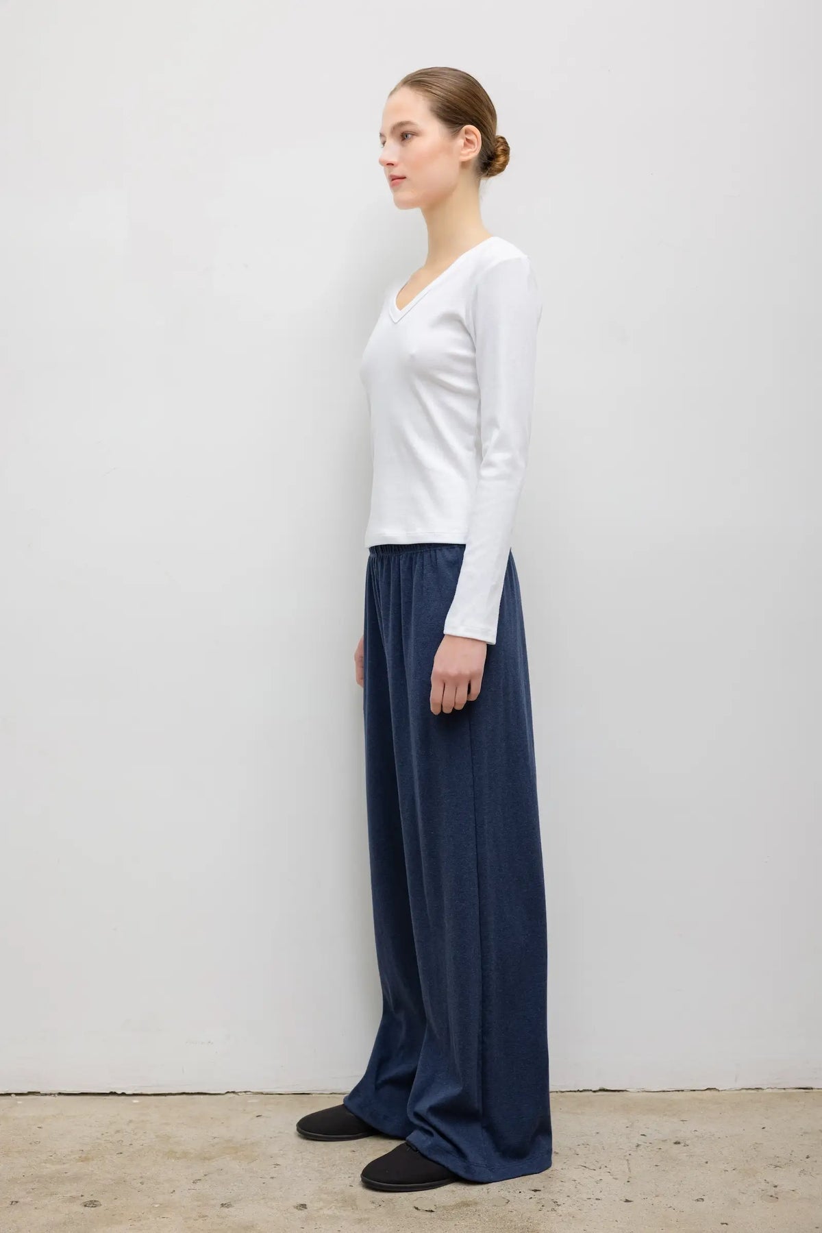 Nando Lounge Pant - Midnight Melange - Image 5