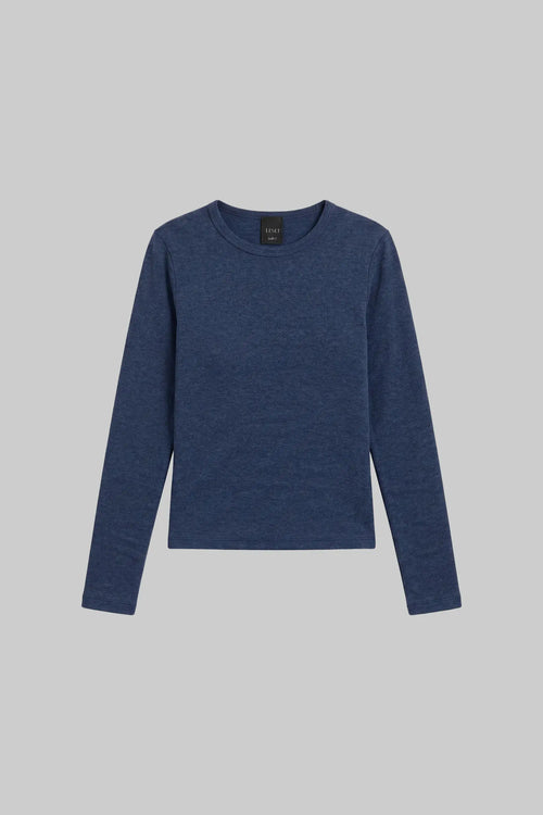 Nando Slim Fit Long Sleeve - Midnight Melange - Image 2