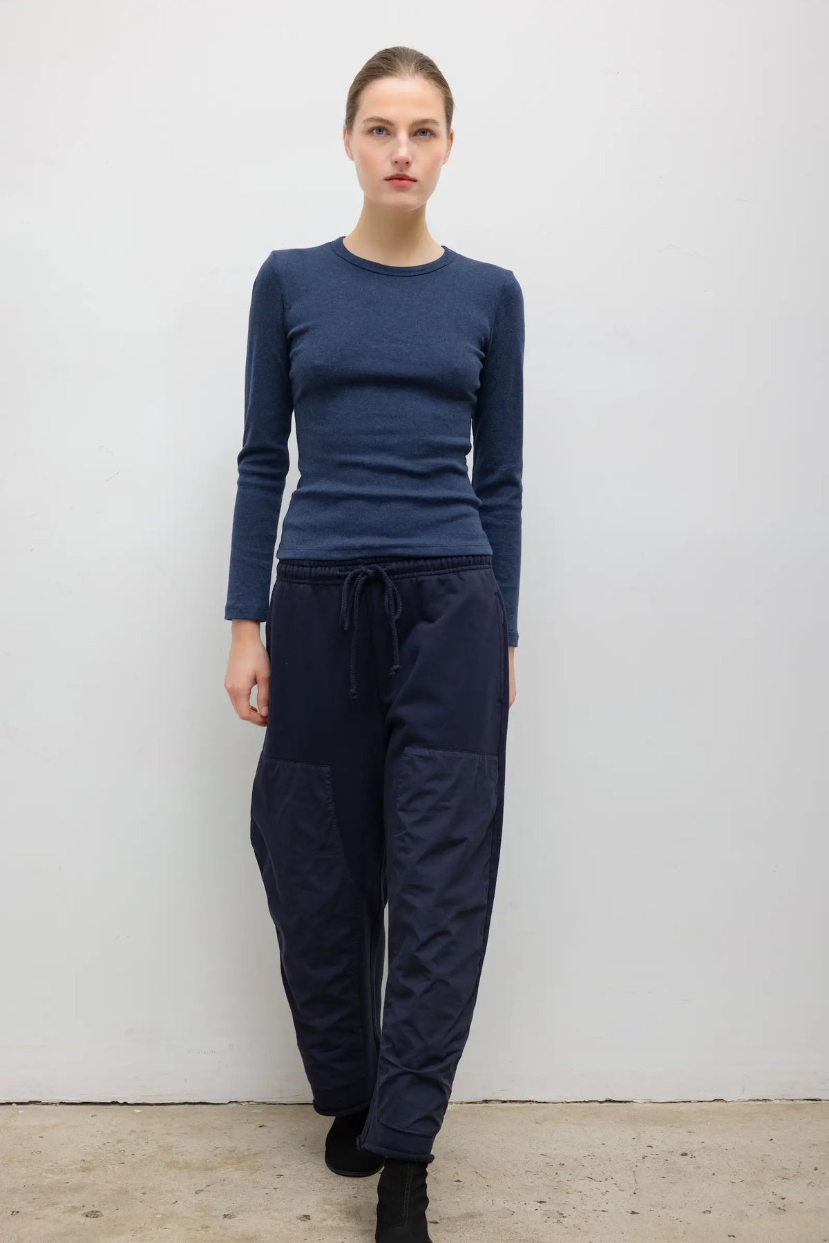 Nando Slim Fit Long Sleeve - Midnight Melange - Image 4