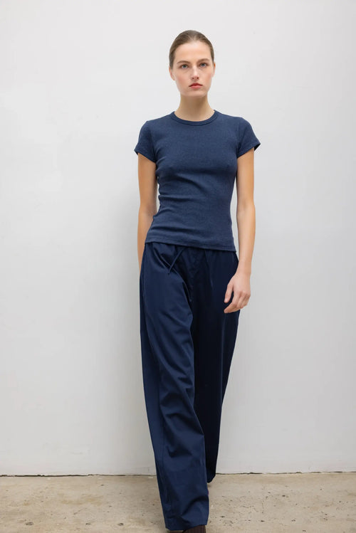 Nando Slim Fit Tee - Midnight Melange - Image 4