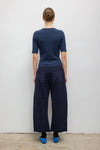 Pointelle Mid Sleeve Slim Fit Tee