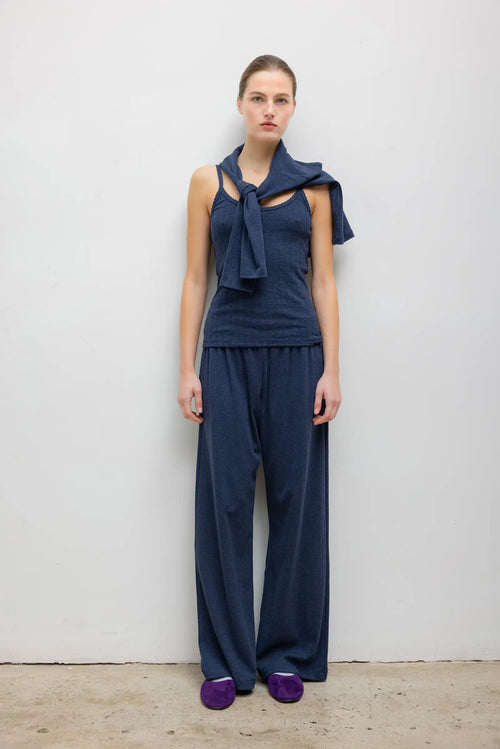 Pointelle Tank - Midnight Melange - Image 3