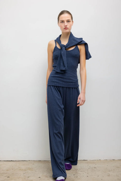 Pointelle Tank - Midnight Melange - Image 4