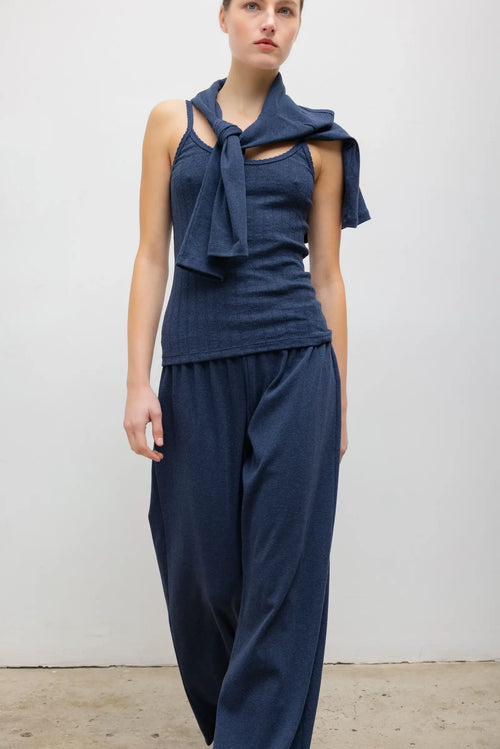 Pointelle Tank - Midnight Melange - Image 5