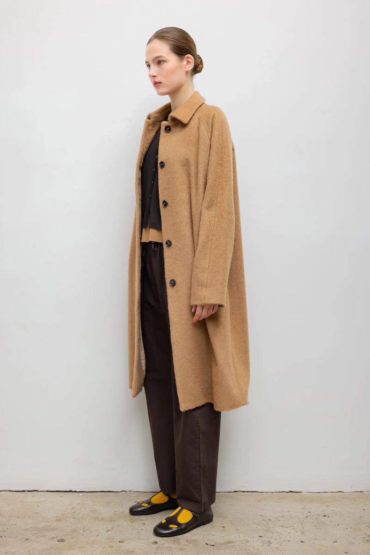 Sophie Car Coat - Camel - Image 4