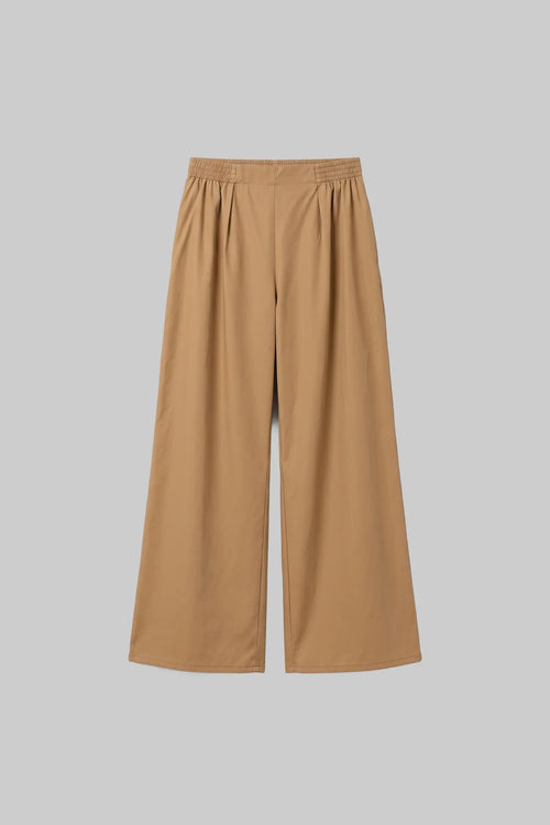 Yoshi Wide Leg Boxer Pant - Camel - Image 2