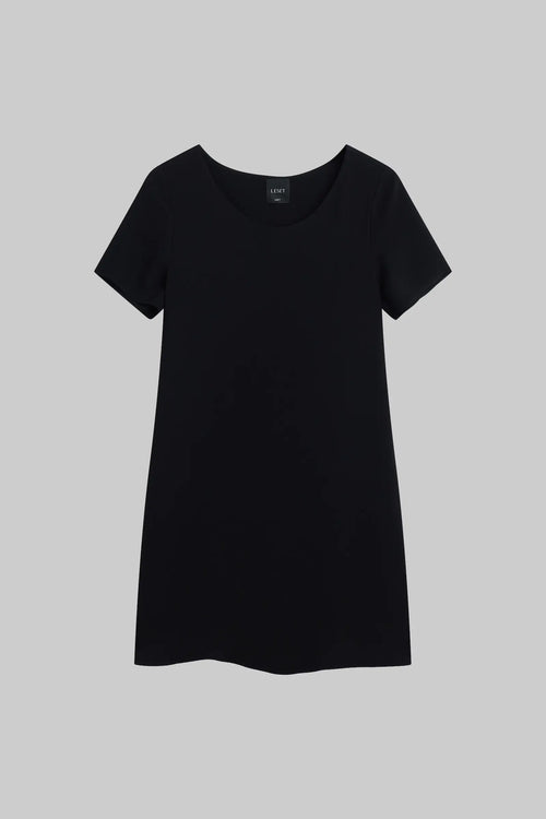 Ari Short Sleeve Mini Dress - Black - Image 2