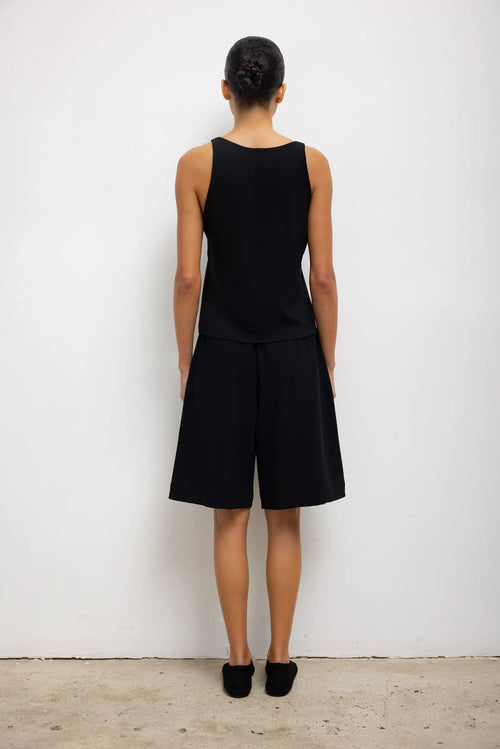 Ari High Neck Tank II - Black - Image 6