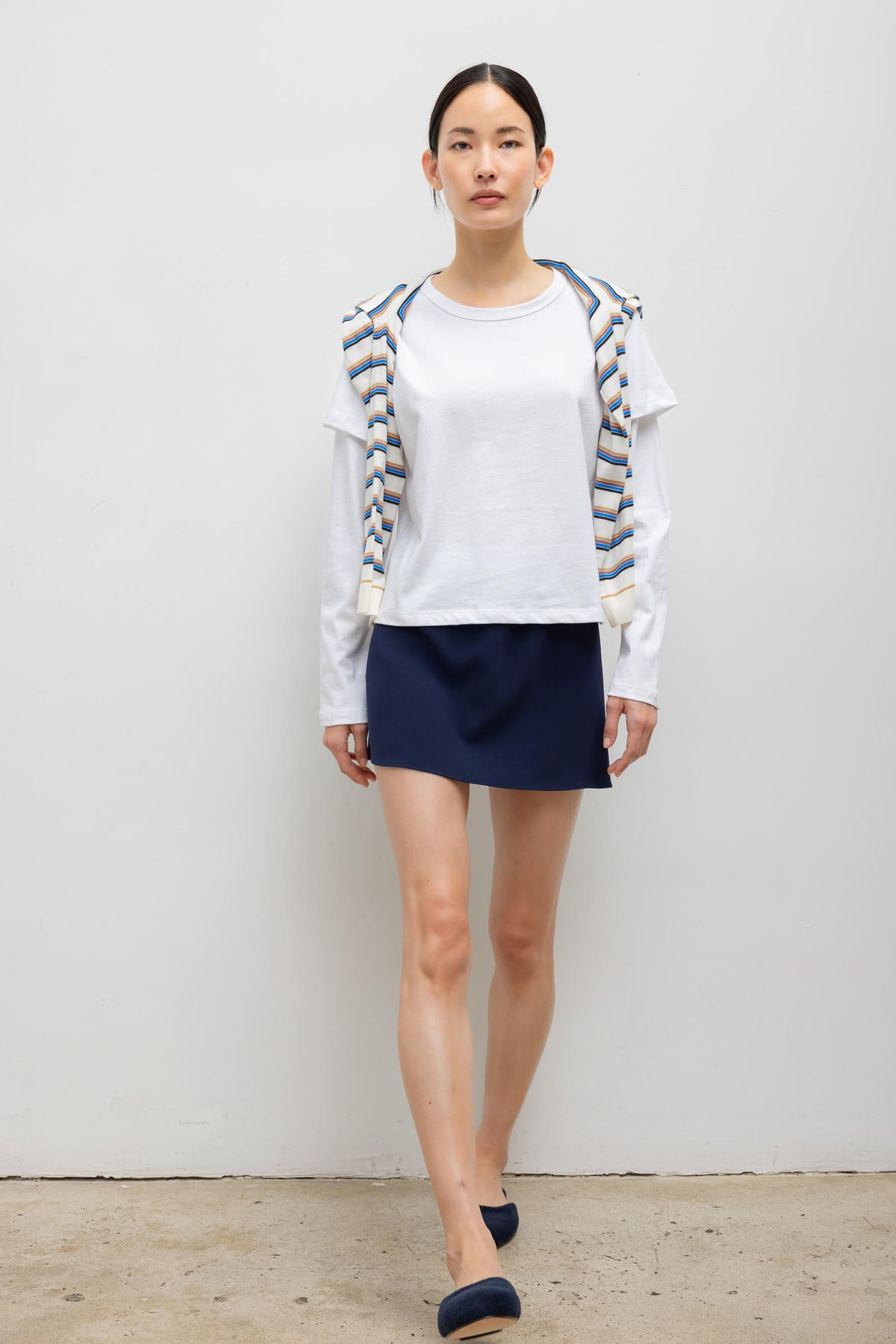 Margo Layered Long Sleeve - White - Image 4