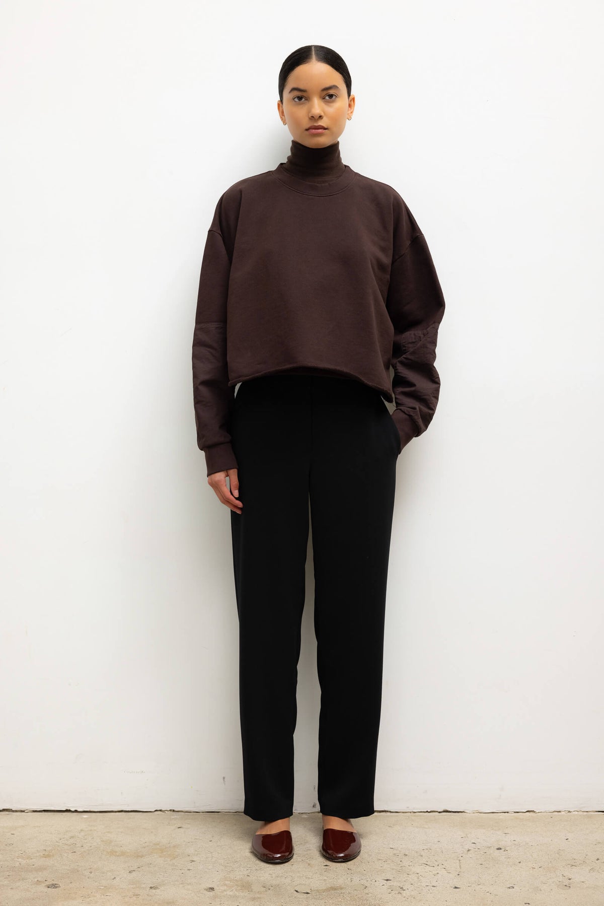 Arielle Tapered Pant - Black - Image 1