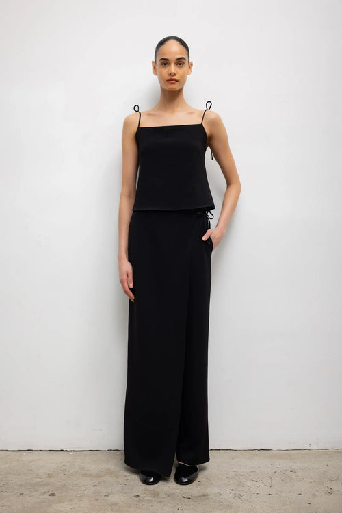 Arielle Tie Pant - Black - Image 1
