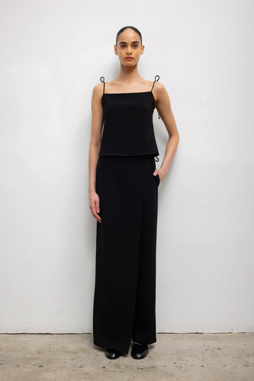 Arielle Tie Pant - Black - Image 3