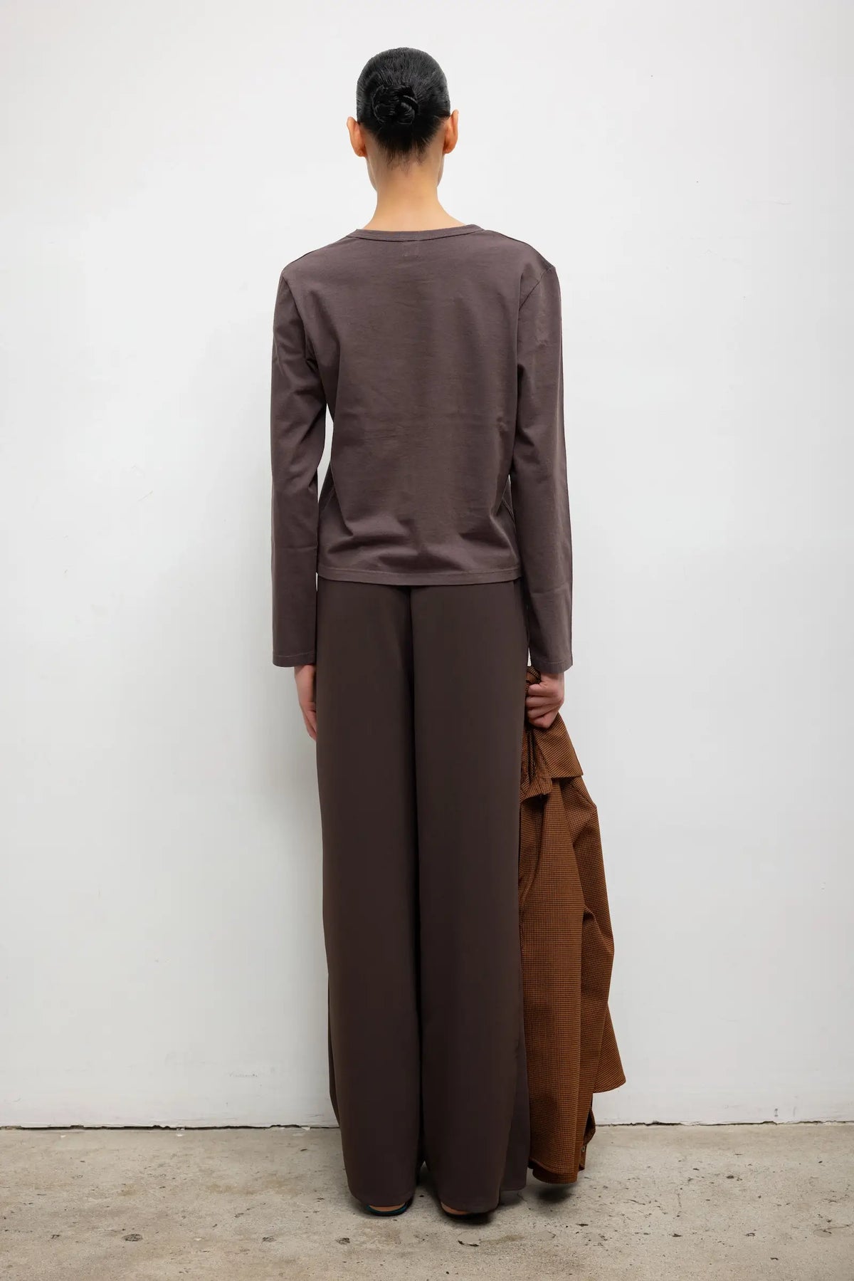 Arielle Tie Pant - Chocolate - Image 6