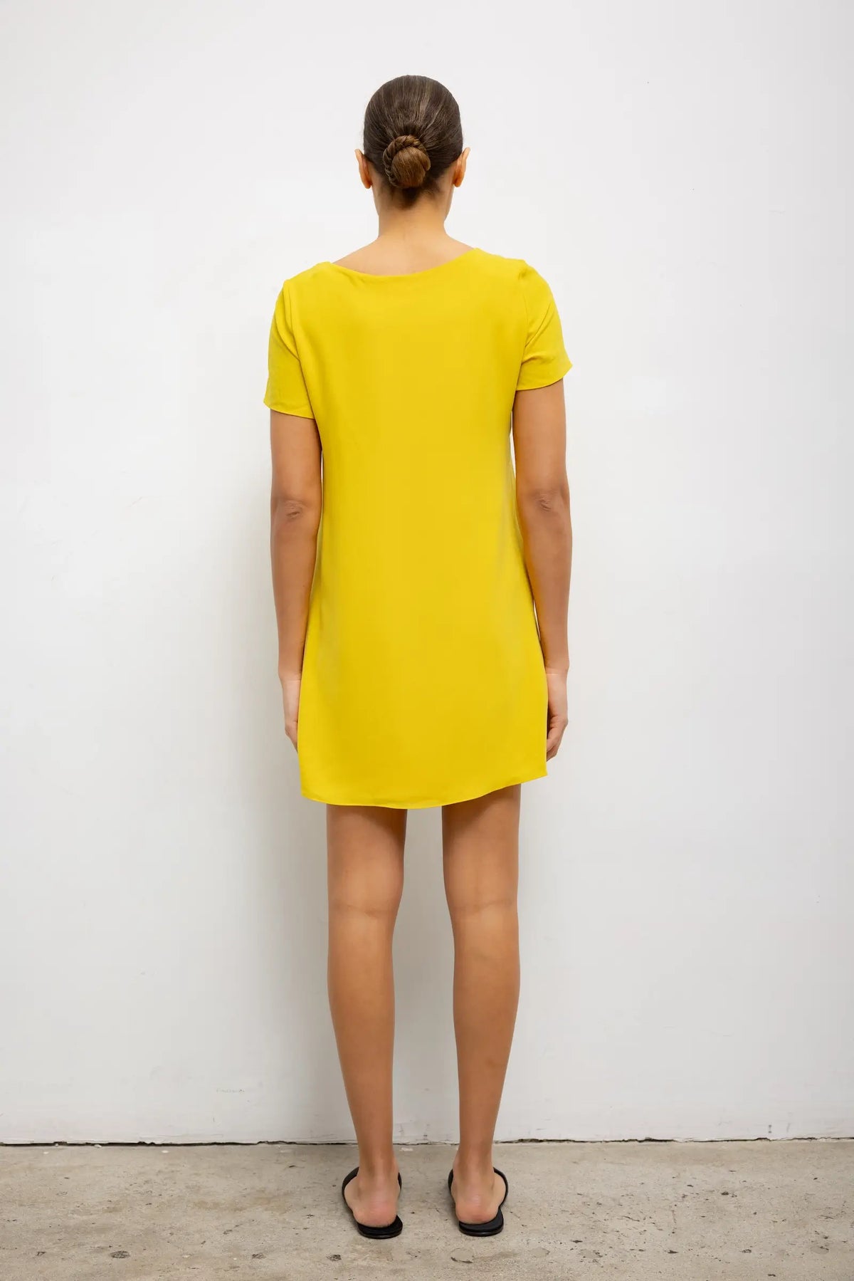 Ari Short Sleeve Mini Dress - Daffodil - Image 6