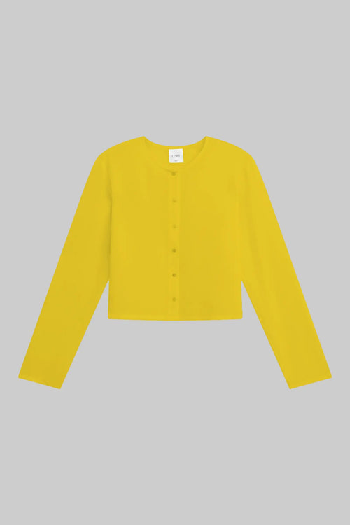 Ari Crop Cardigan - Daffodil - Image 2