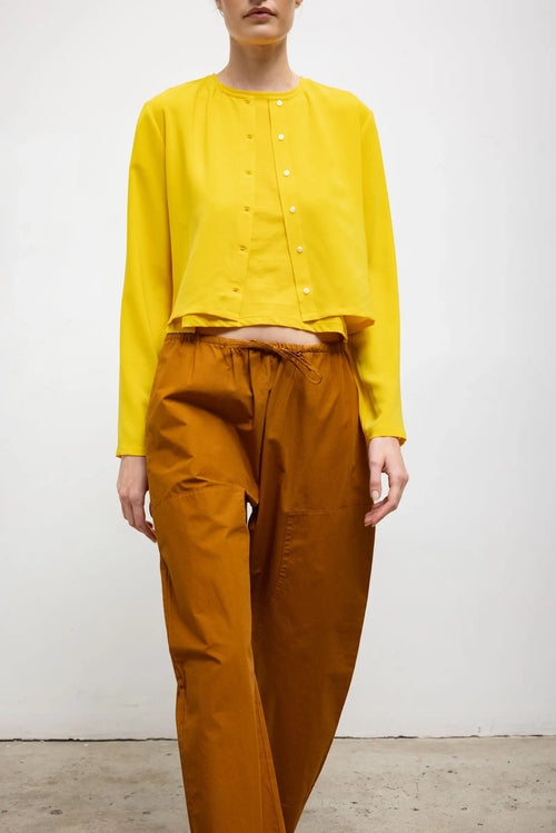 Ari Crop Cardigan - Daffodil - Image 6
