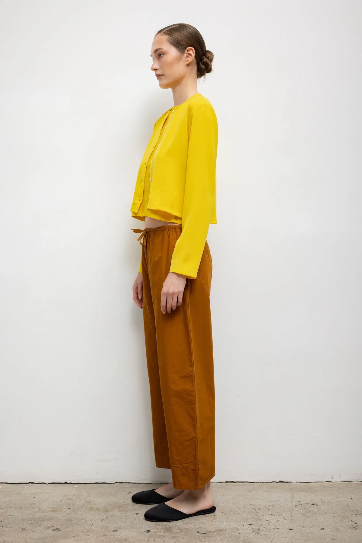 Ari Crop Cardigan - Daffodil - Image 7