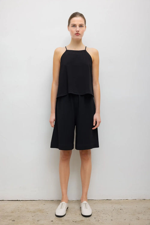 Ari High Neck Tank - Black - Image 3
