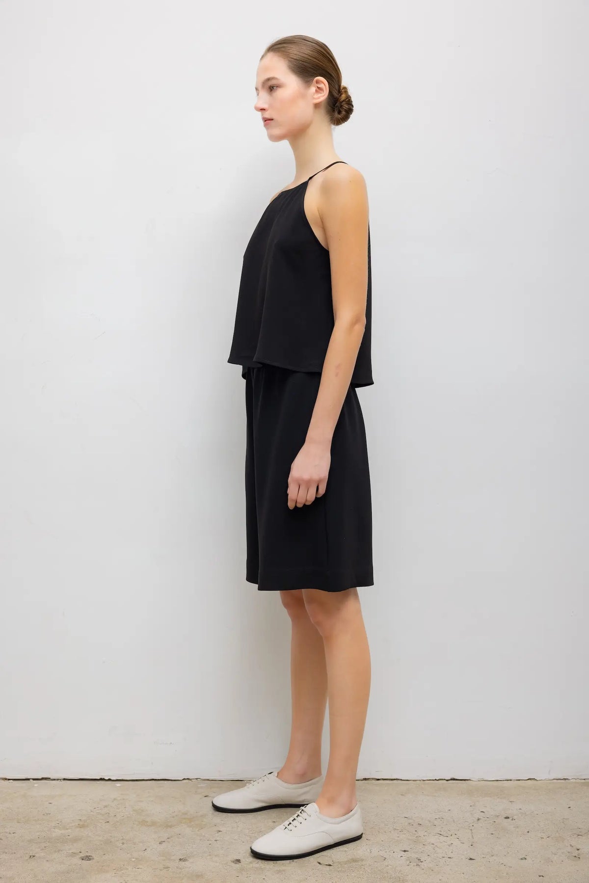Ari High Neck Tank - Black - Image 4