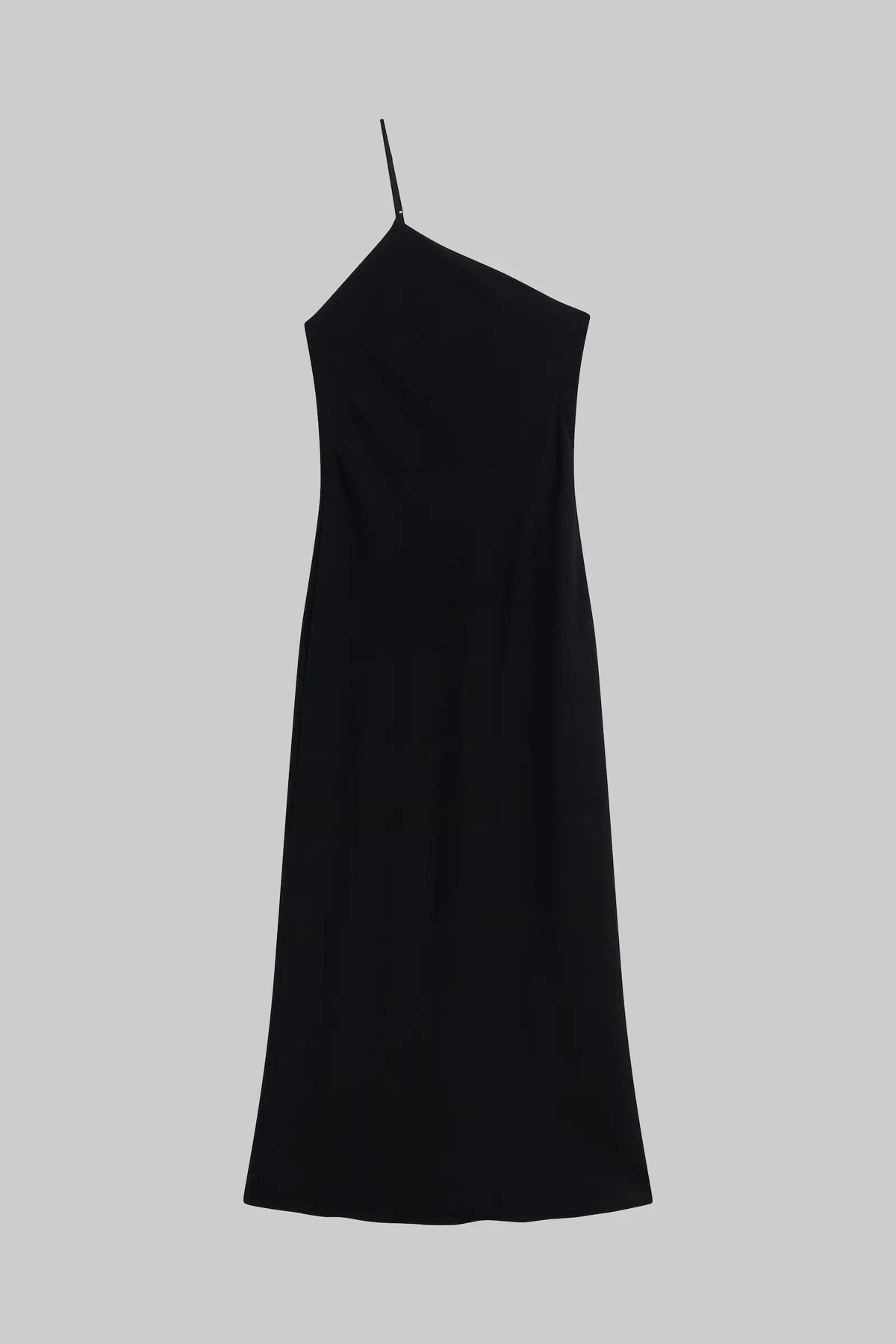 Ari One Shoulder Dress - Black - Image 2