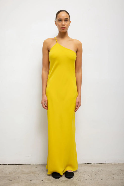 Ari One Shoulder Dress - Daffodil - Image 1