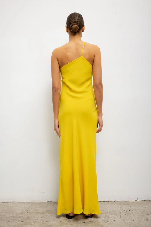 Ari One Shoulder Dress - Daffodil - Image 5