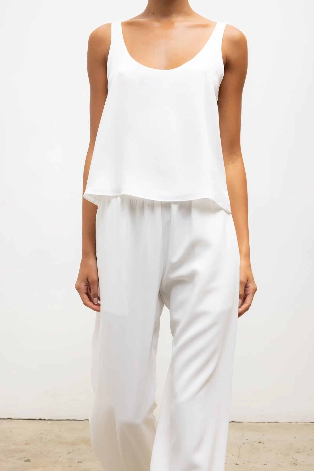 Ari Scoop Tank - Ice - Image 5