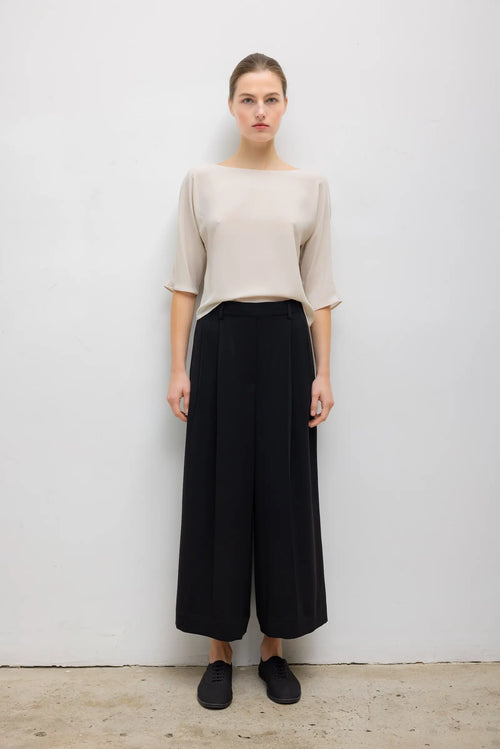 Ari Short Sleeve Dolman Top - Moon - Image 3