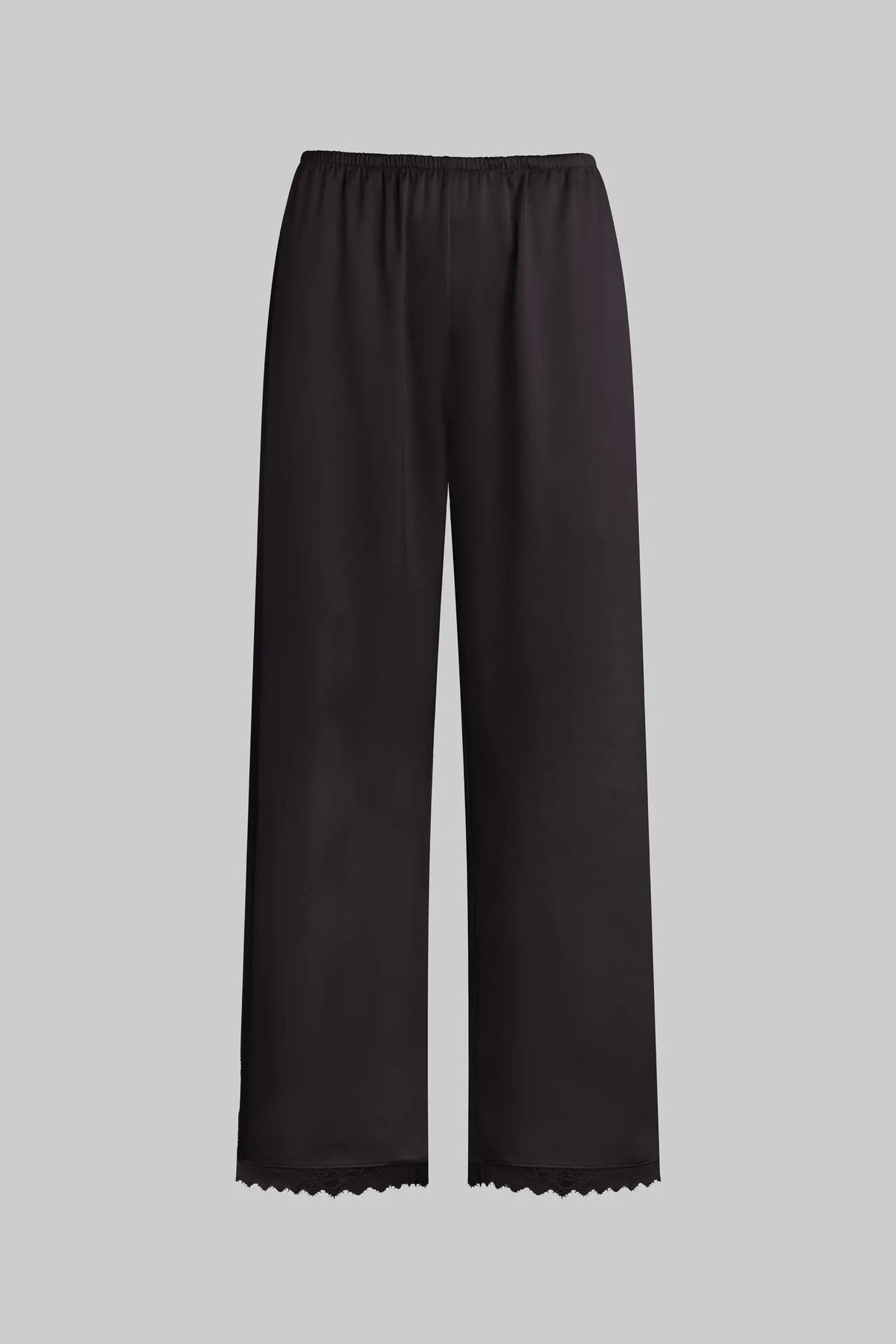 Barb Lace Crop Pant - Chocolate - Image 2