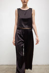 Barb Lace Crop Sleeveless Crew