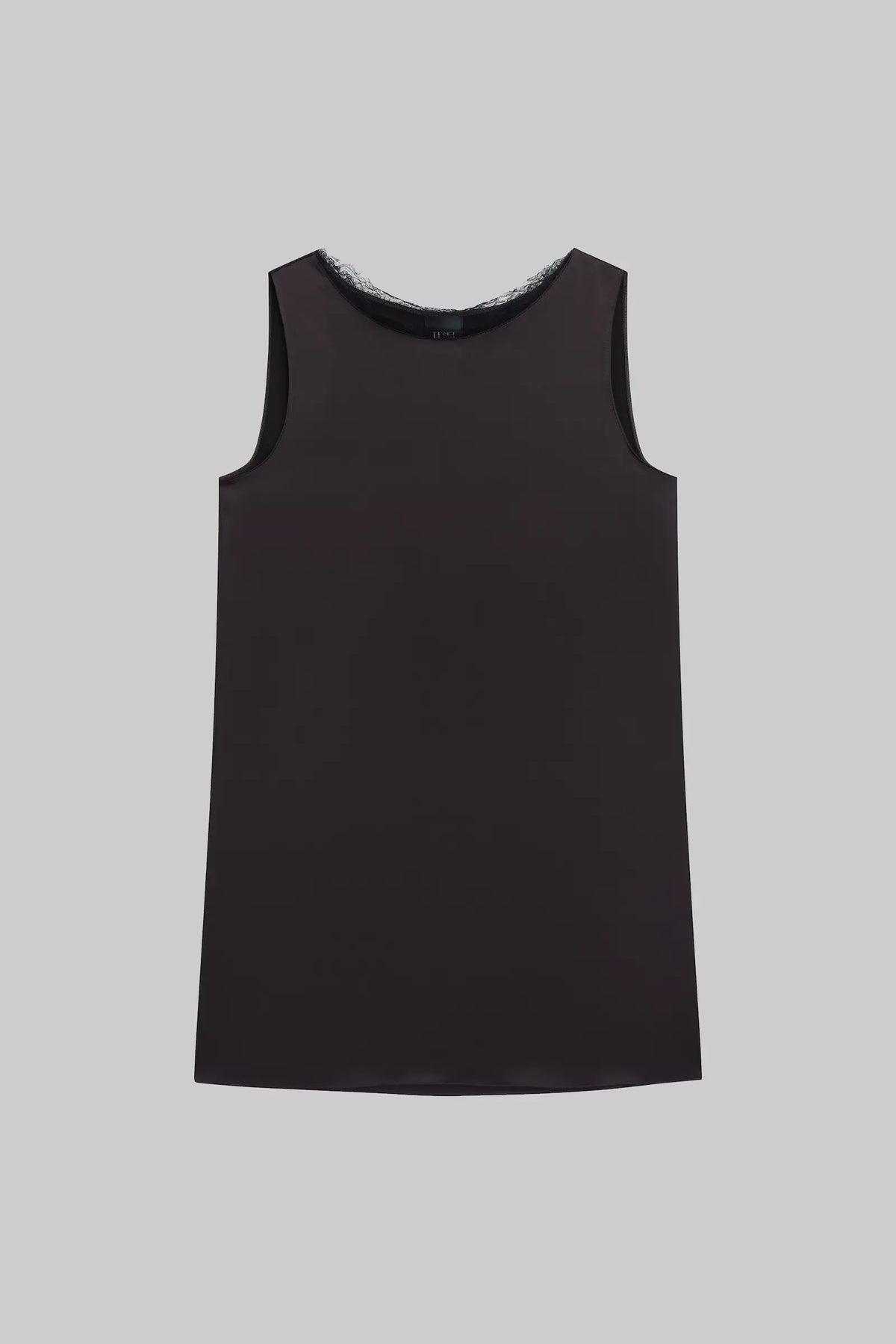 Barb Lace Sleeveless Mini Dress - Chocolate - Image 2