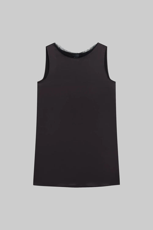 Barb Lace Sleeveless Mini Dress - Chocolate - Image 2
