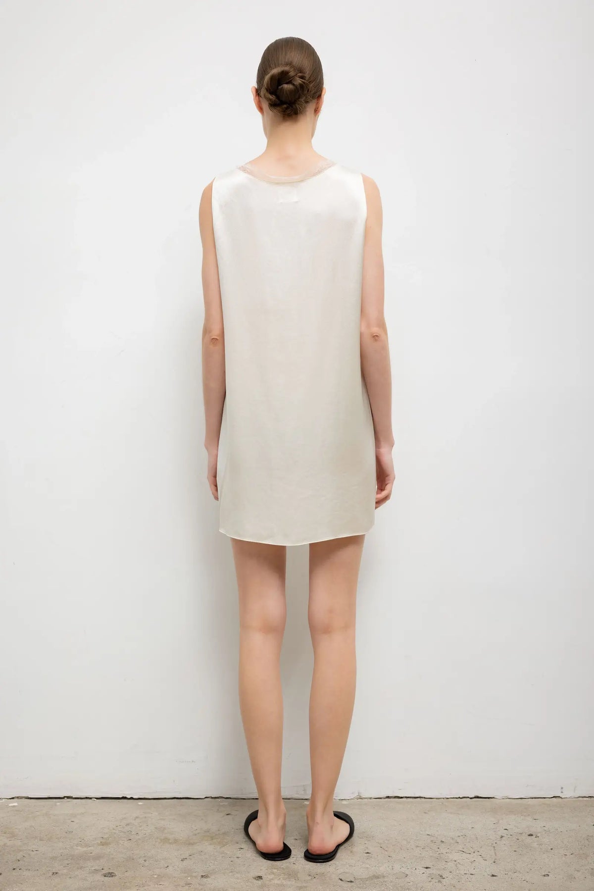 Barb Lace Sleeveless Mini Dress - Creme - Image 6
