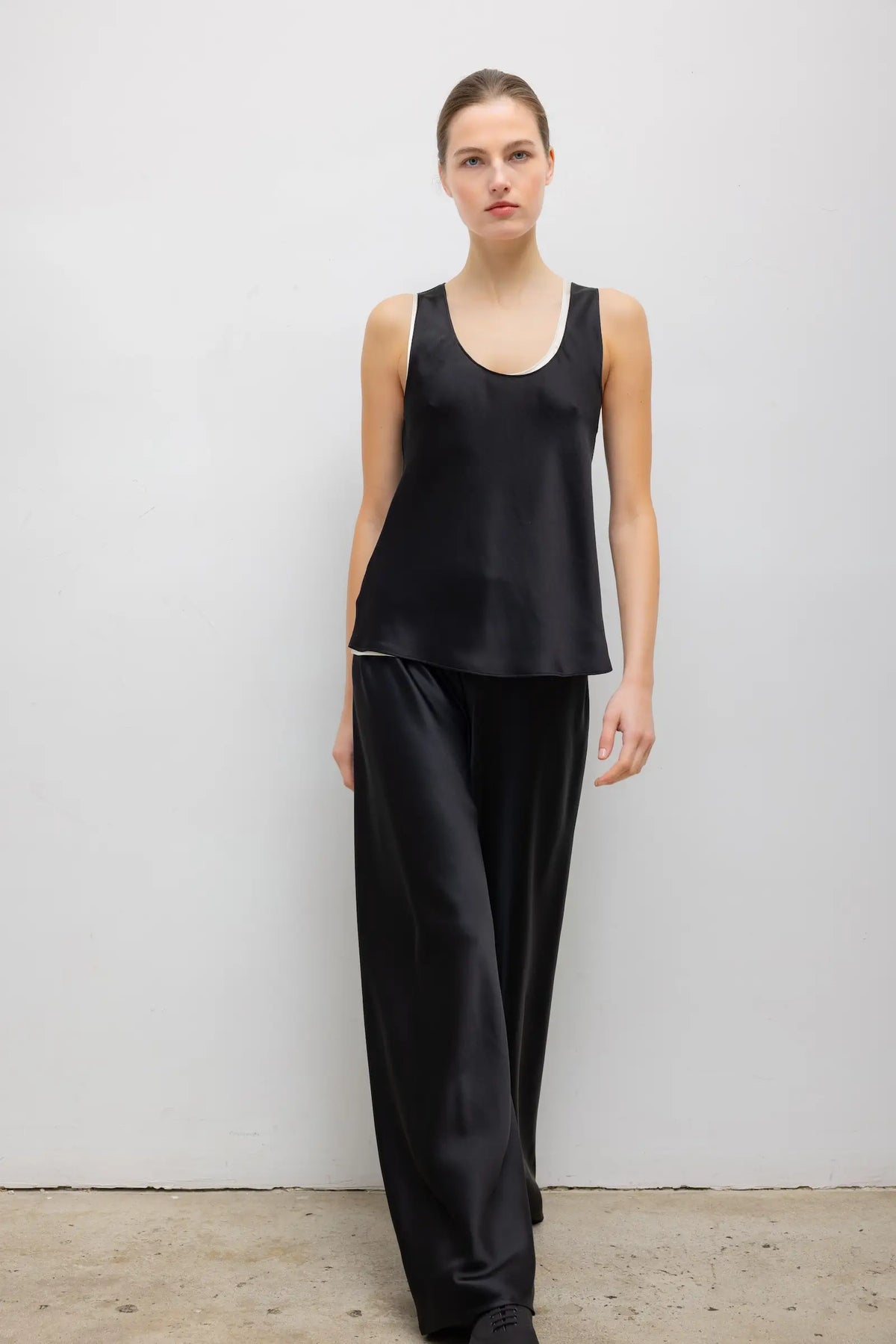 Barb Bias Tank - Black - Image 4