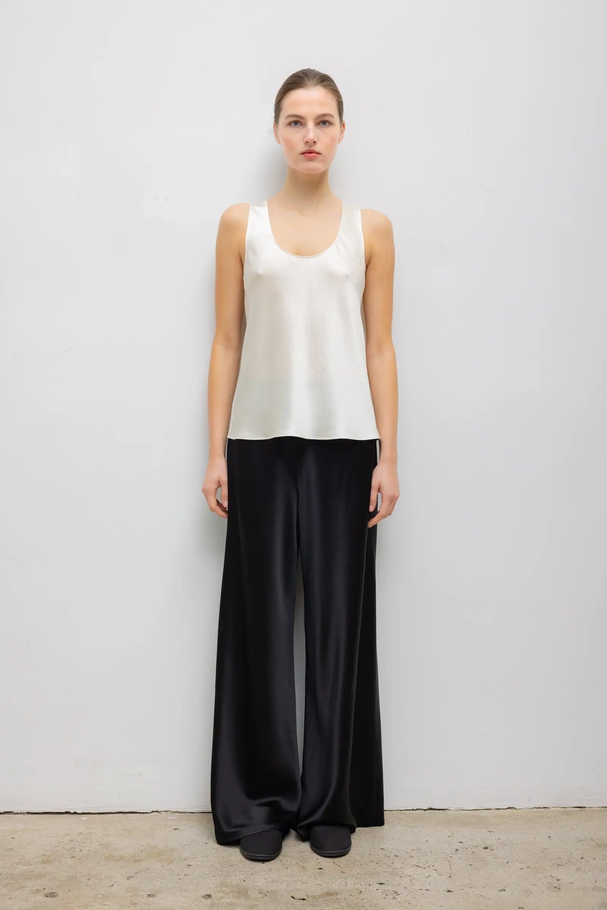 Barb Bias Tank - Creme - Image 3