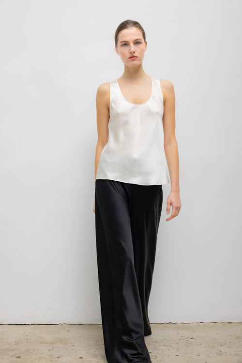 Barb Bias Tank - Creme - Image 4