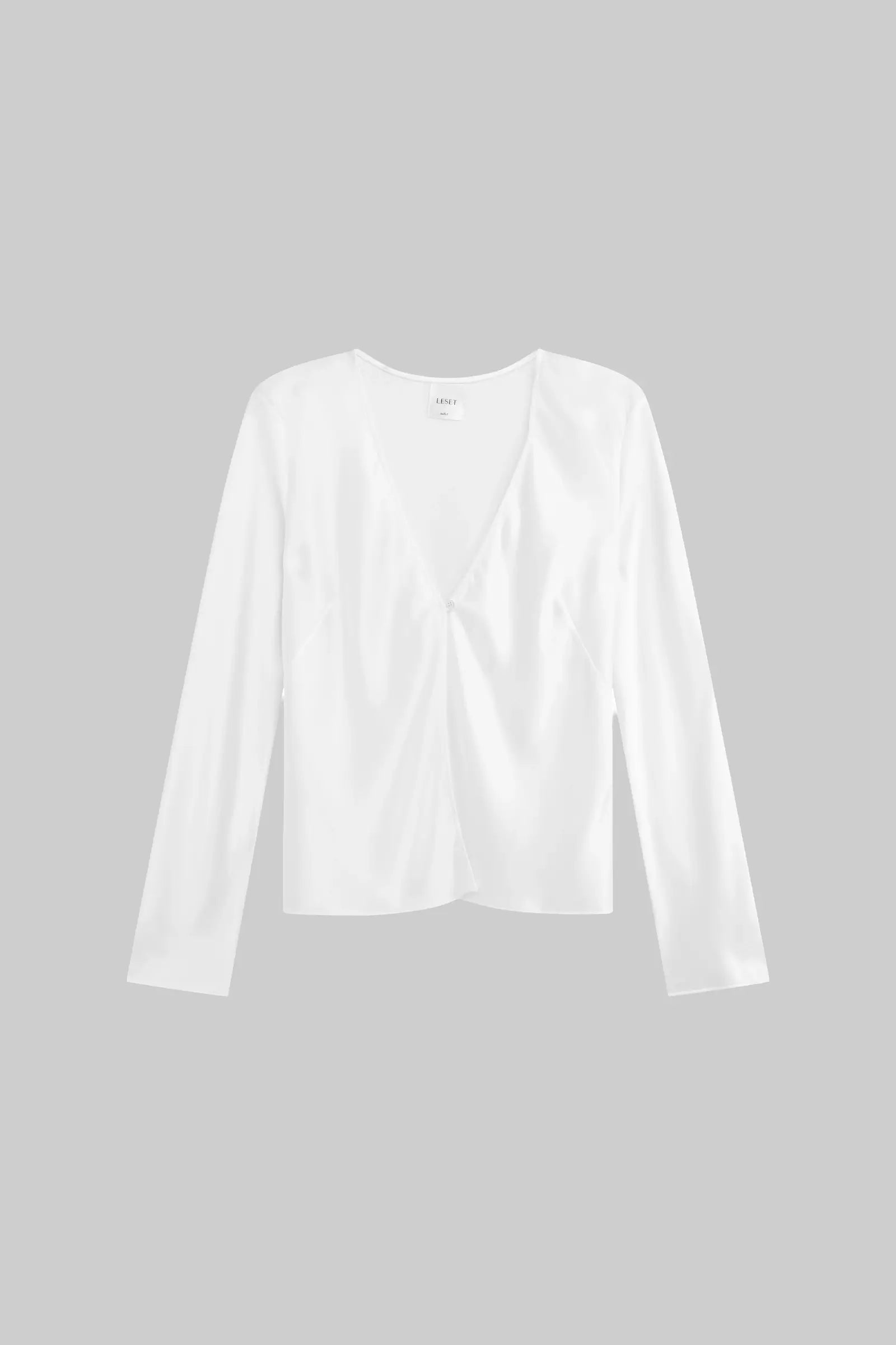 Barb Button Long Sleeve Top