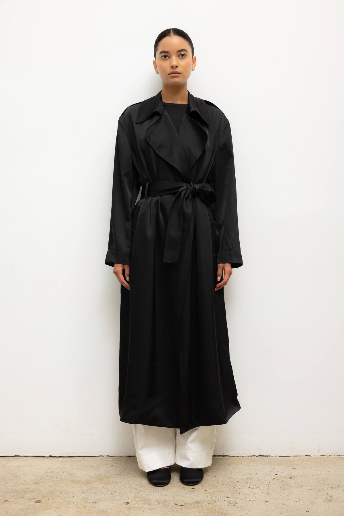 Barb Trench Coat - Black - Image 1