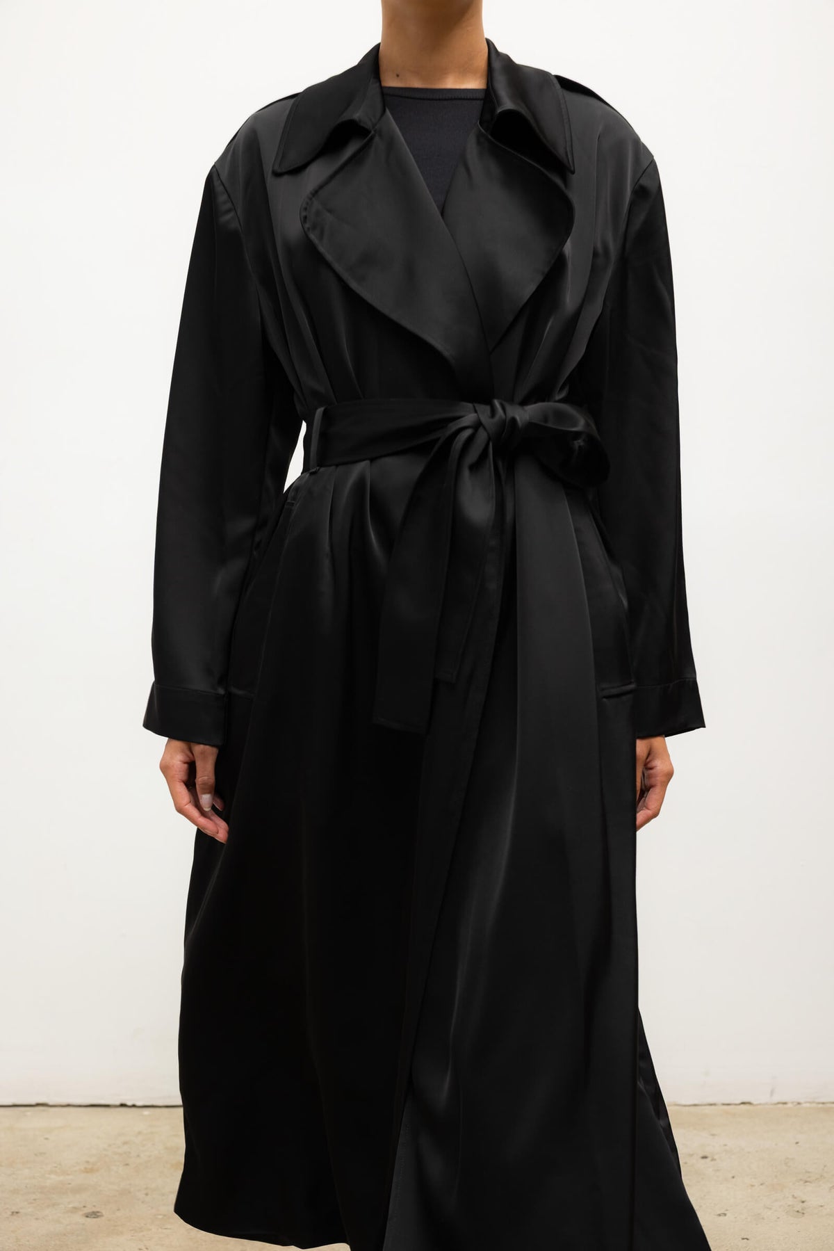 Barb Trench Coat - Black - Image 4