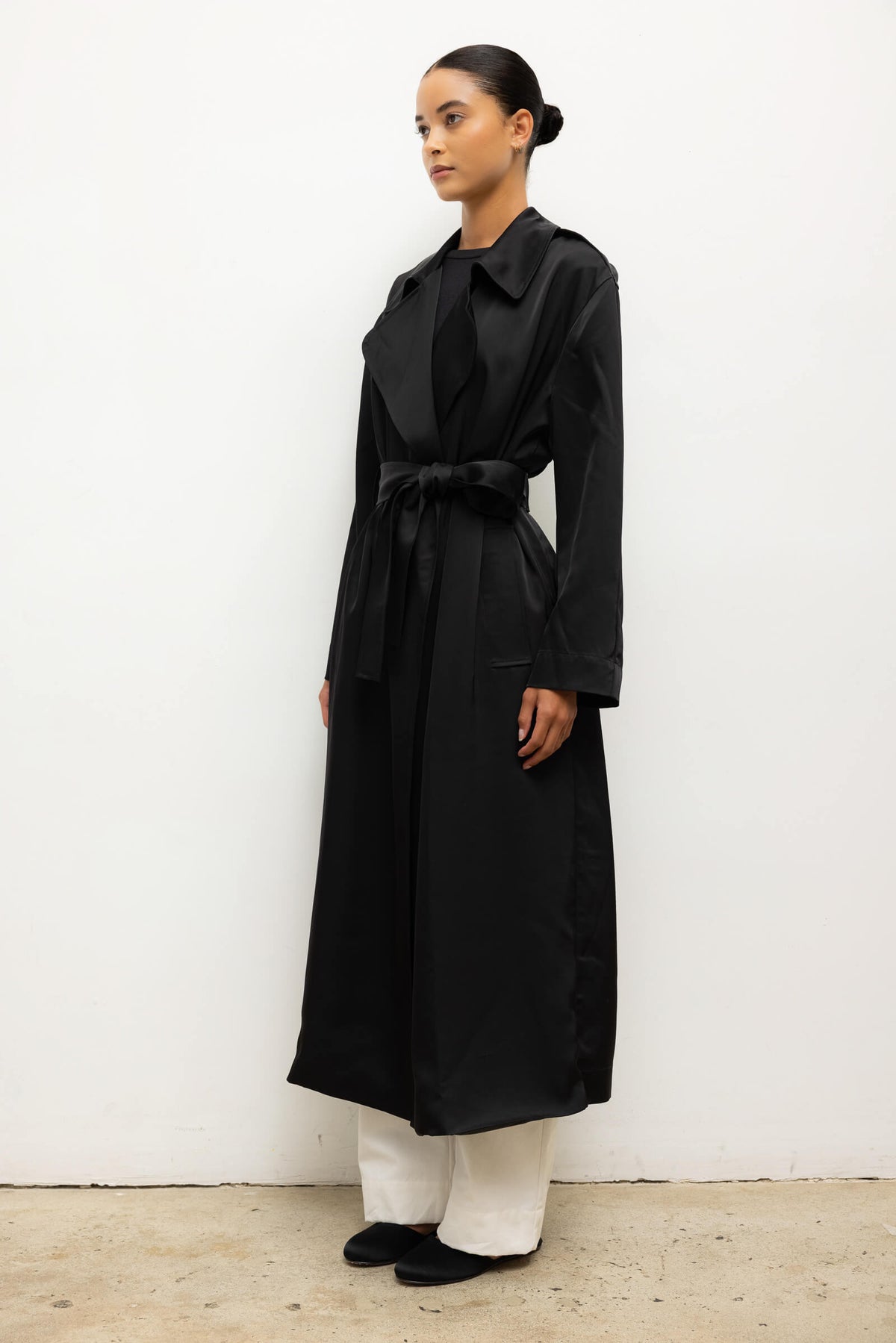 Barb Trench Coat - Black - Image 7