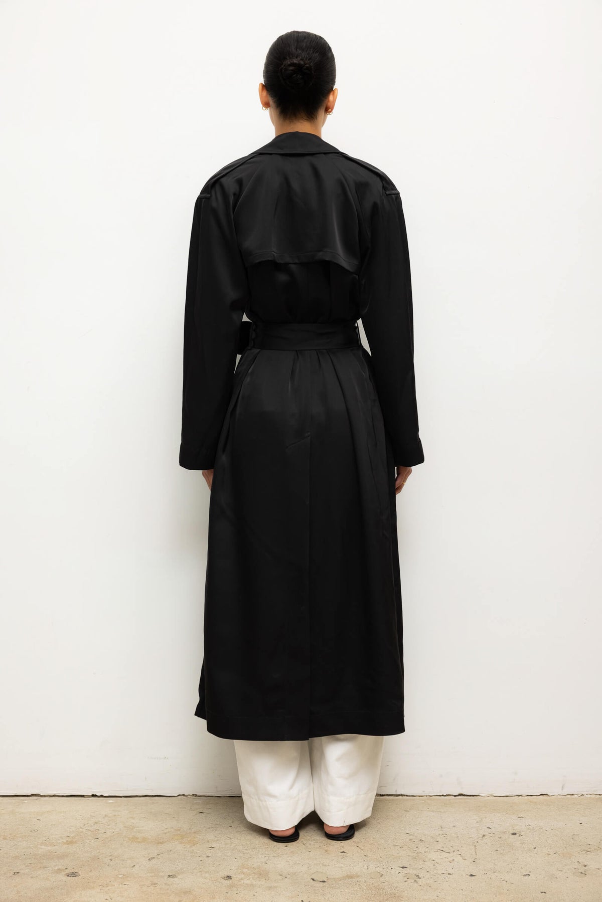 Barb Trench Coat - Black - Image 8
