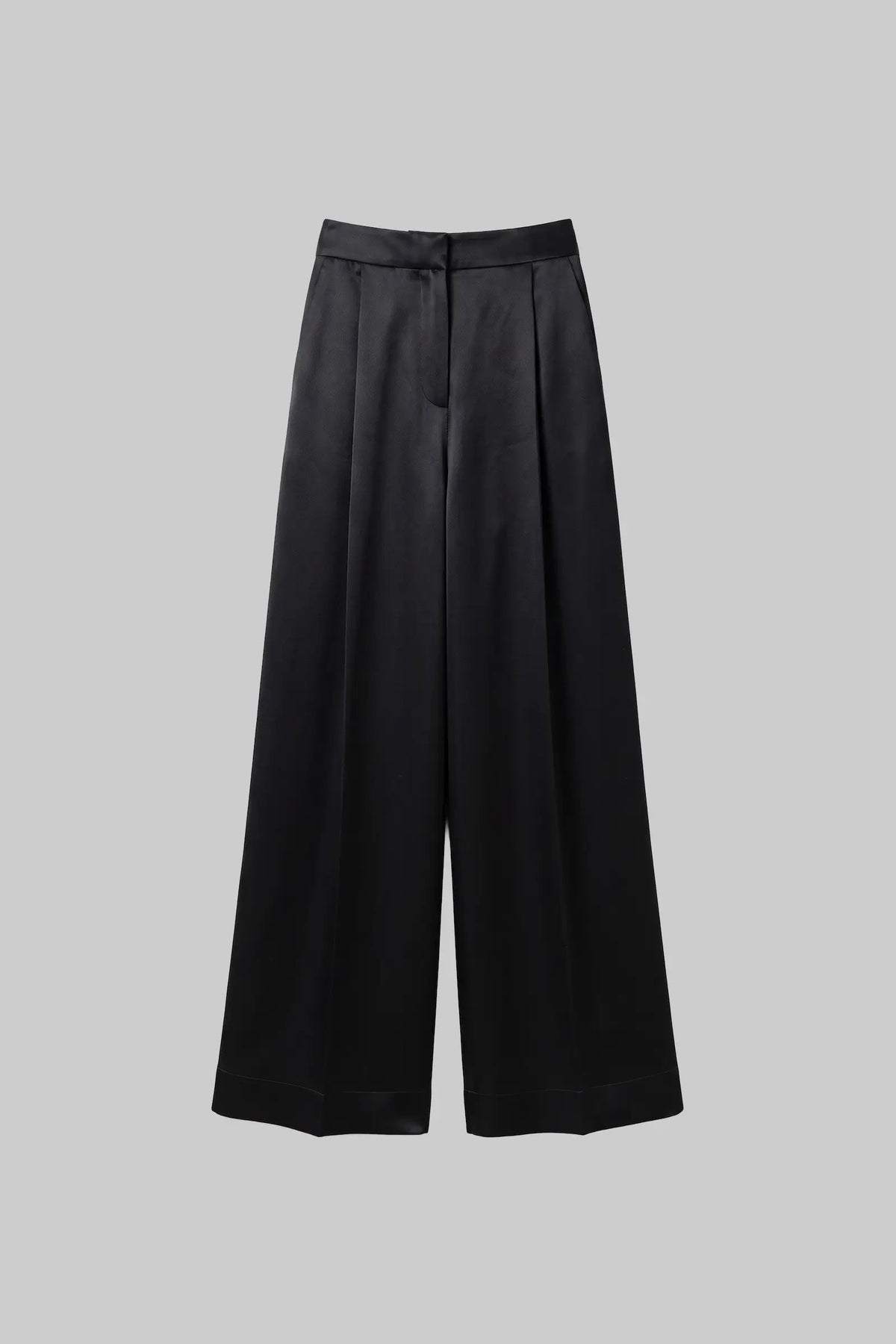 Barb Pleated Trouser - Black - Image 2