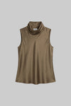 Barb Sleeveless Cowl Neck