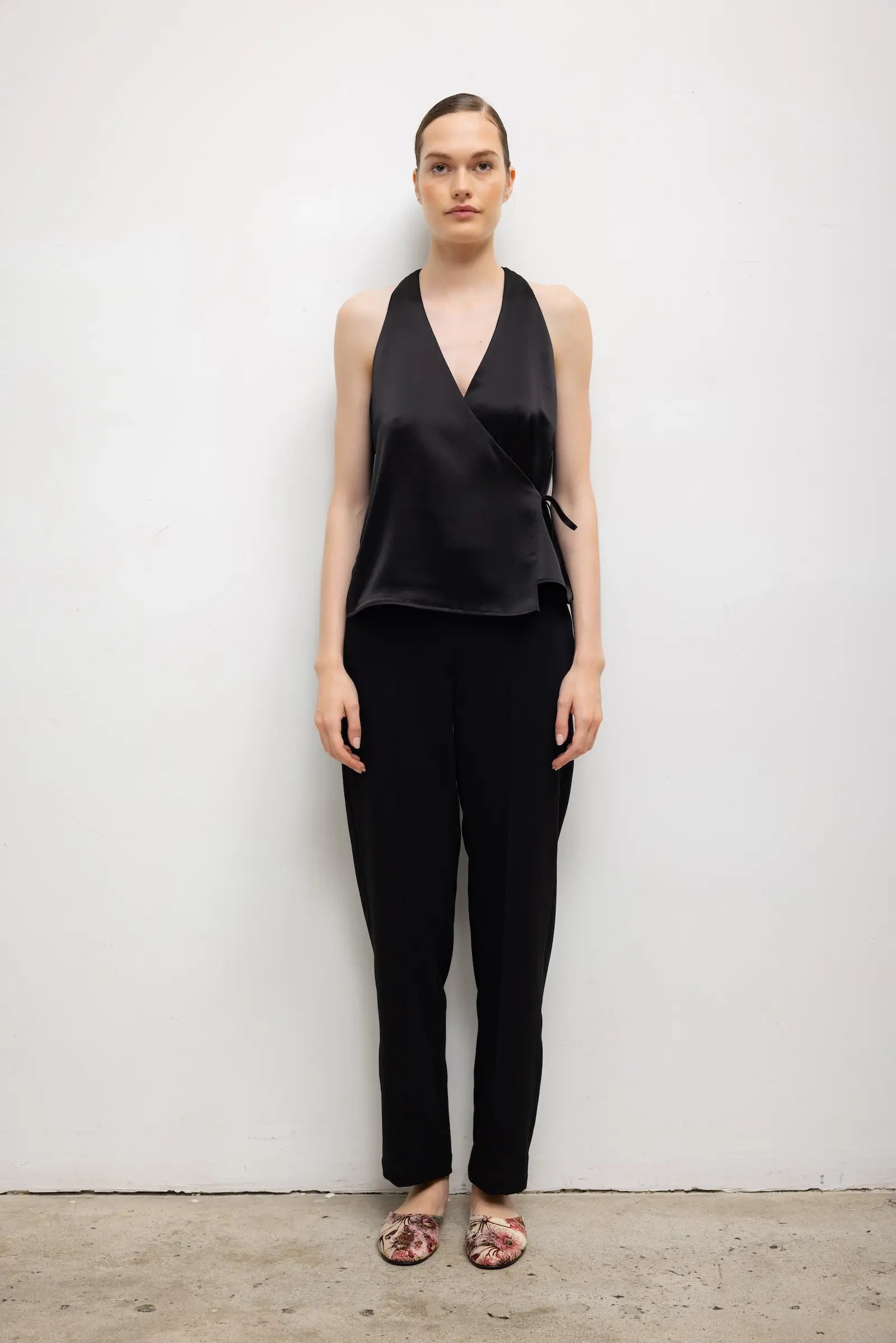 Pre-Order: Barb Sleeveless Wrap Top