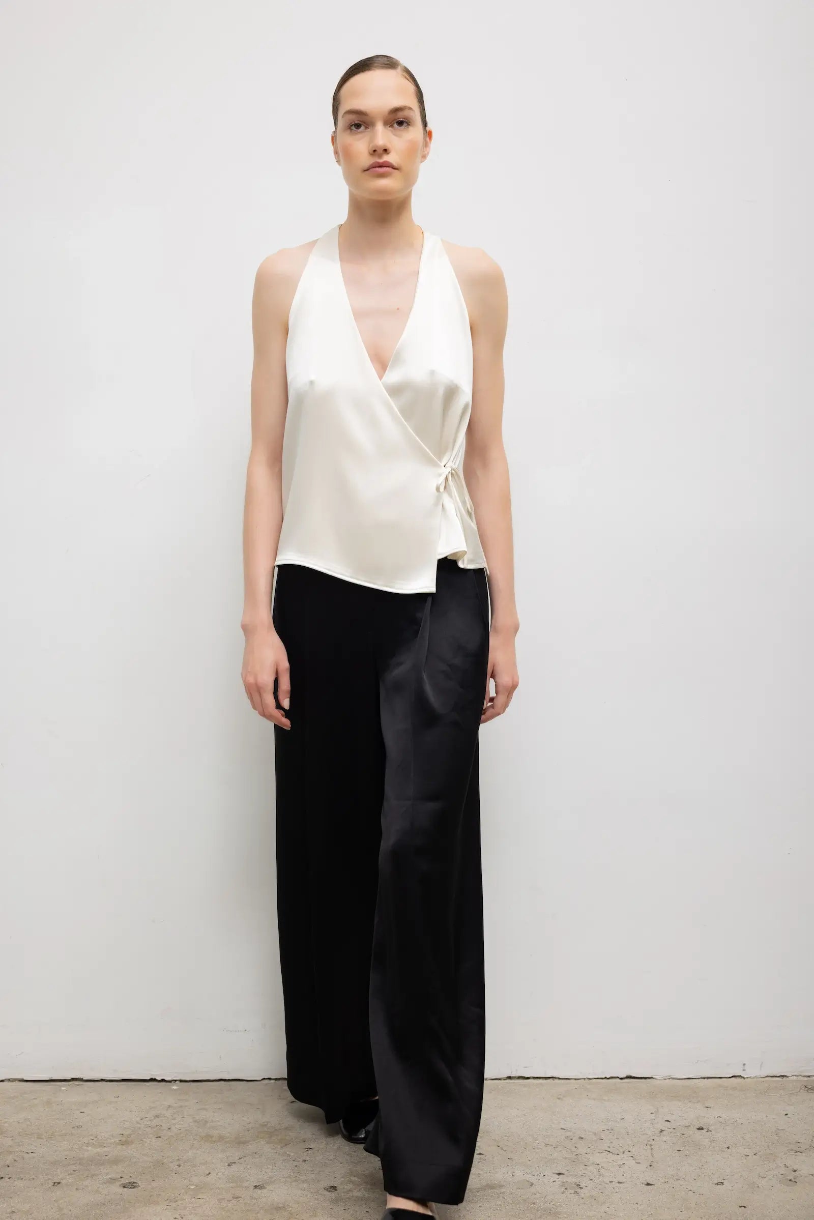 Pre-Order: Barb Sleeveless Wrap Top
