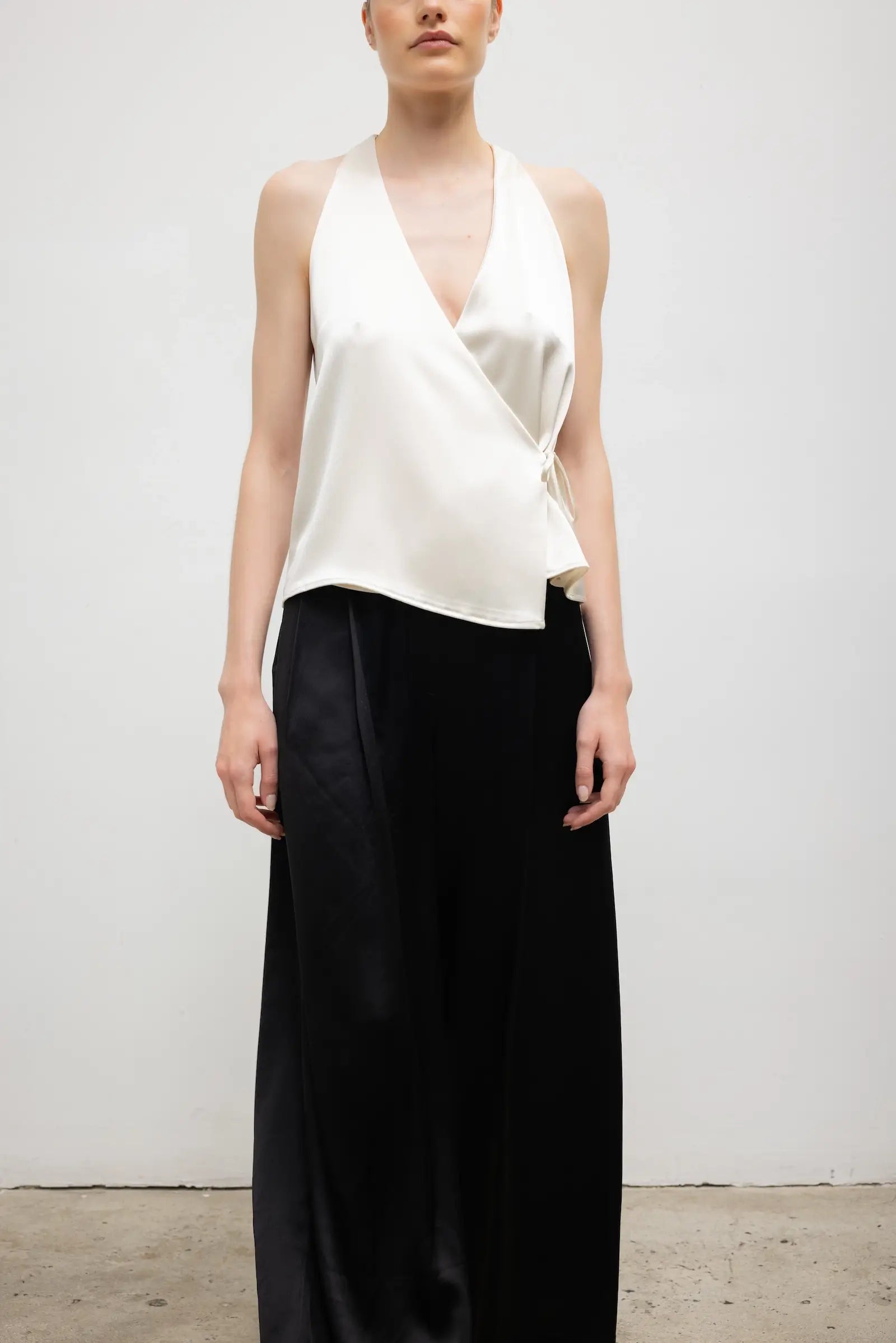 Pre-Order: Barb Sleeveless Wrap Top